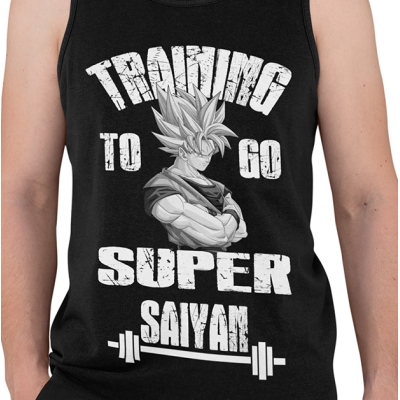 TANK TOP TRAINING TO GO SUPER SAIYAN